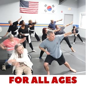 Adults of different ages moving together at The Academy